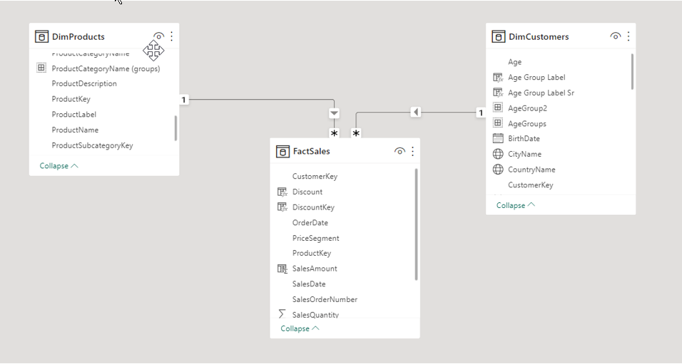 Multiple Column Relationships